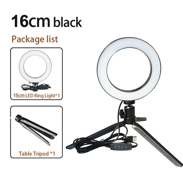 LumaGlow 10" LED Ring Light Kit with Remote for iPhone Videos