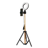 LumaGlow 10" LED Ring Light Kit with Remote for iPhone Videos