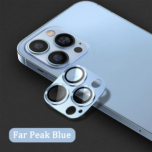 Armor titanium camera lens protector for iPhone black color