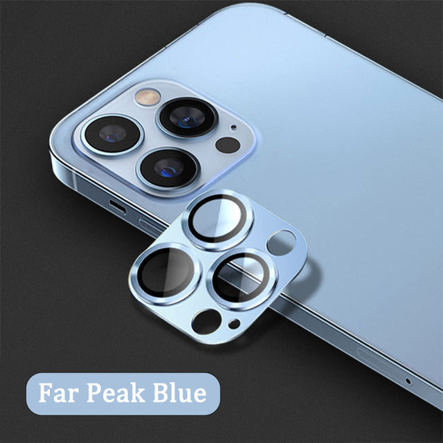 Armor titanium camera lens protector for iPhone black color