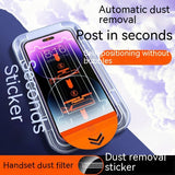 Dust-free tempered glass screen protector for iPhone