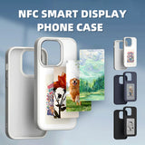 NFC e ink iPhone case customizable display