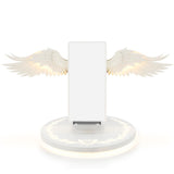 Stylish Qi wireless charger with automatic opening wings