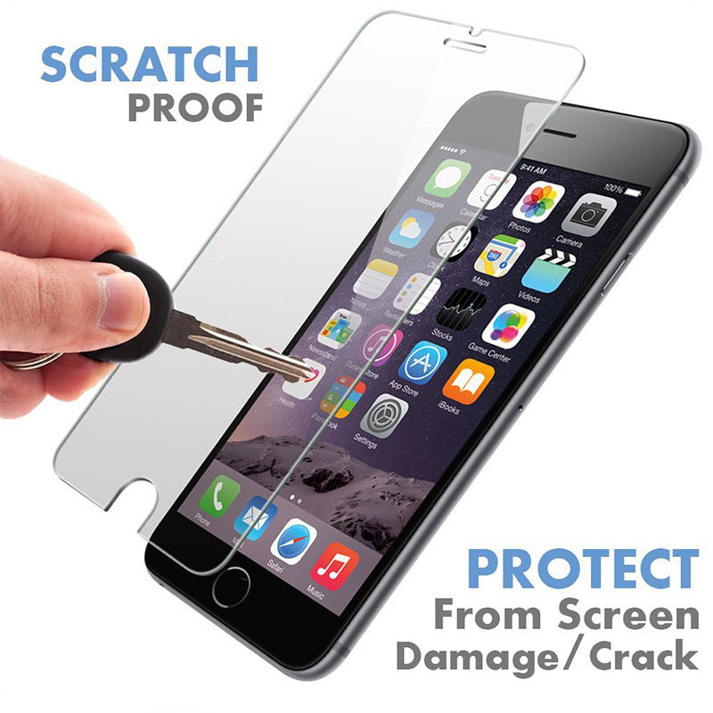 Ultra-clear tempered glass screen protector for iPhone