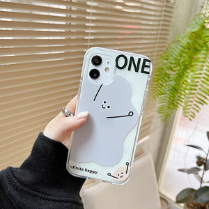 Slim glass case for iPhone XR front view
