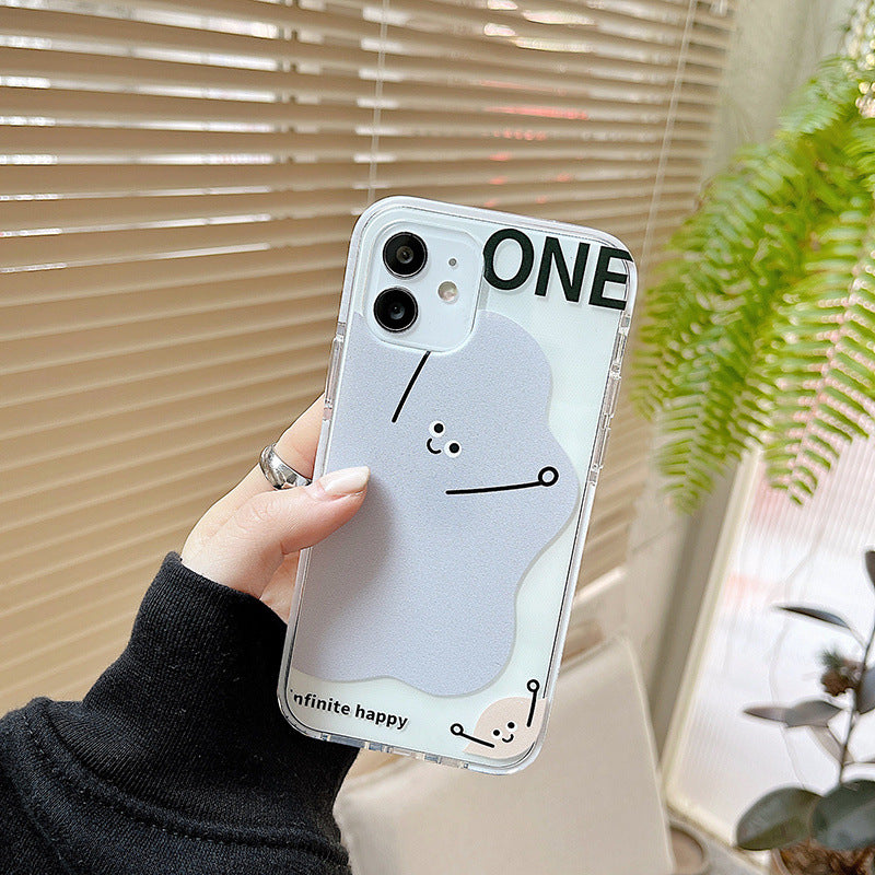Slim glass case for iPhone XR front view
