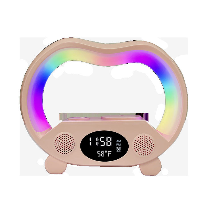 Multifunction Bluetooth speaker and wireless charger for bedroom
