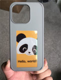 Personalized e-ink display case for iPhone