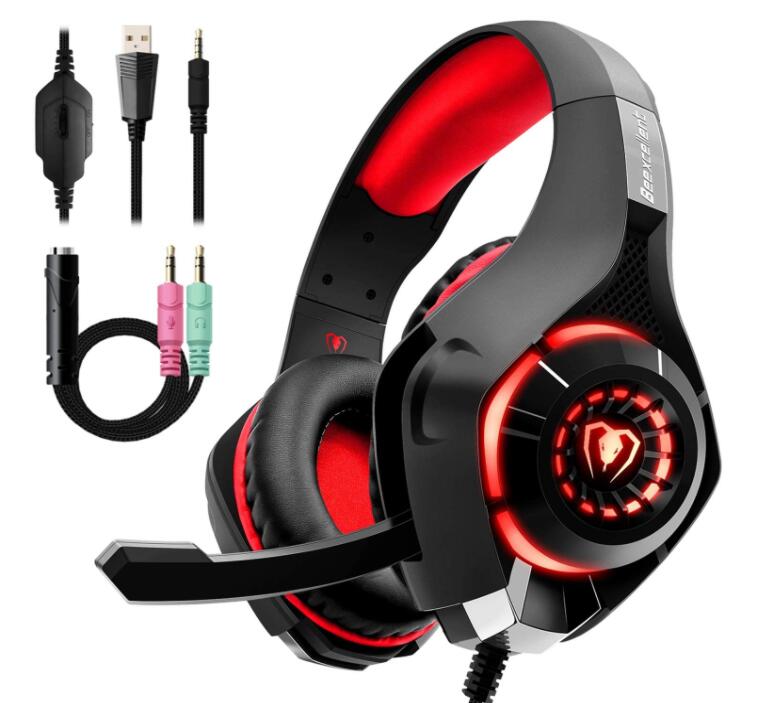 Over-ear PS4 gaming headset with immersive stereo sound