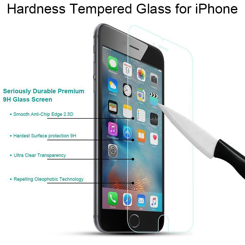 Scratch-resistant iPhone tempered glass screen protector