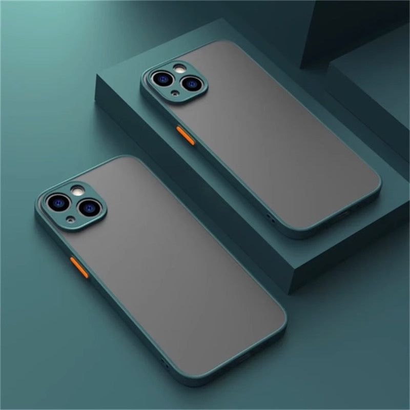 Slim protective iPhone phone case with matte finish