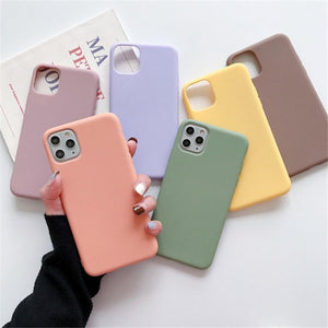 Slim iPhone case with smooth matte finish