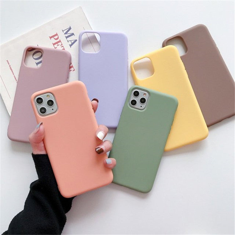 Slim iPhone case with smooth matte finish