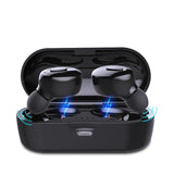Bluetooth earbuds showing NFC connection