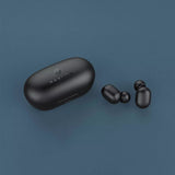 Wireless earbuds in charging case