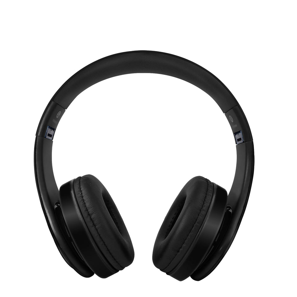 Wireless Bluetooth over-ear headphones with built-in microphone