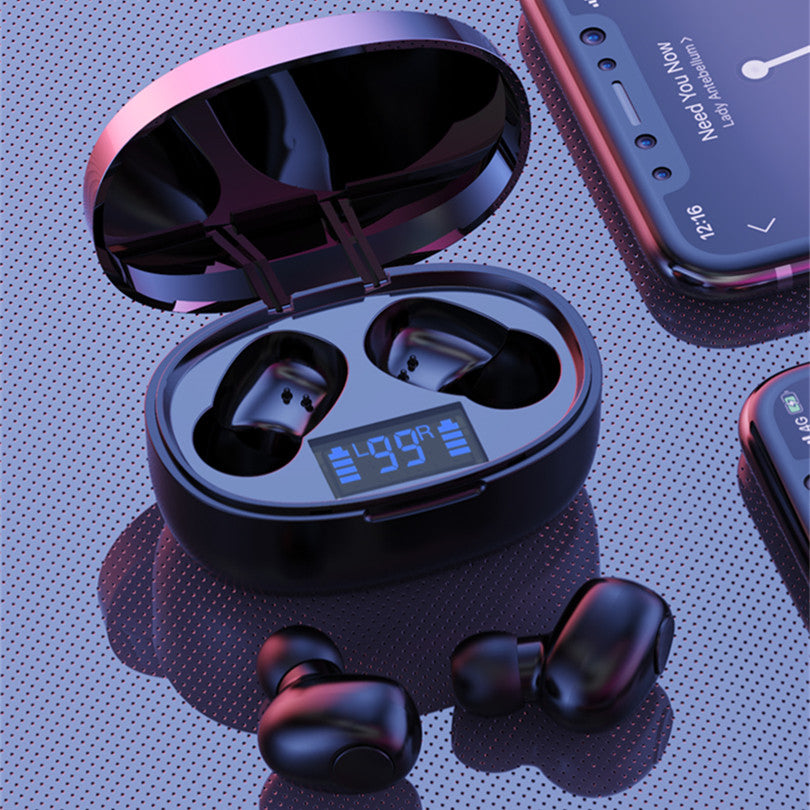 Waterproof Bluetooth earbuds designed for workouts and running