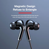 Side view of Bluetooth sports headphones
