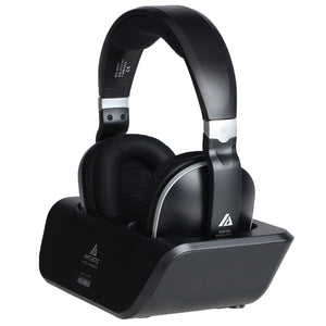 Wireless on-ear TV headphones front view