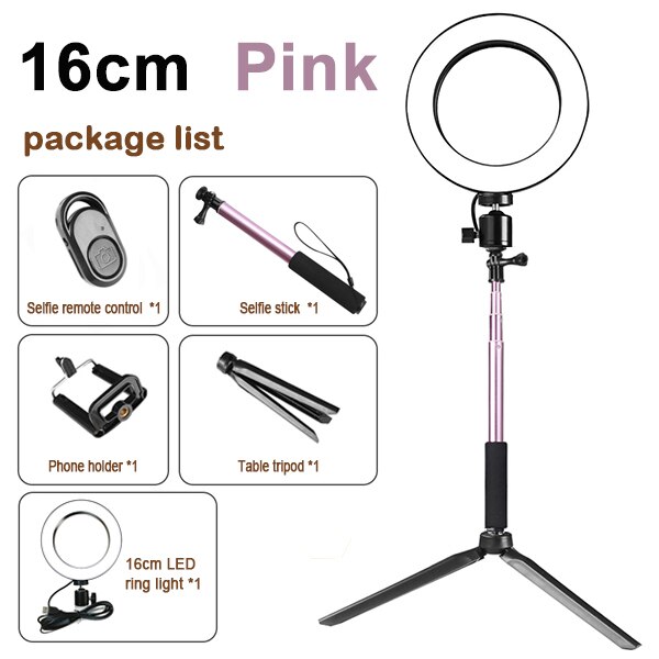 Professional ring light kit for YouTube videos and Zoom calls
